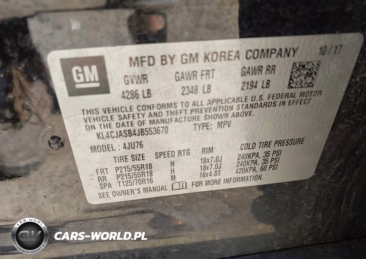2018 Buick Encore Preferred VIN:KL4CJASB4JB553670 - 9