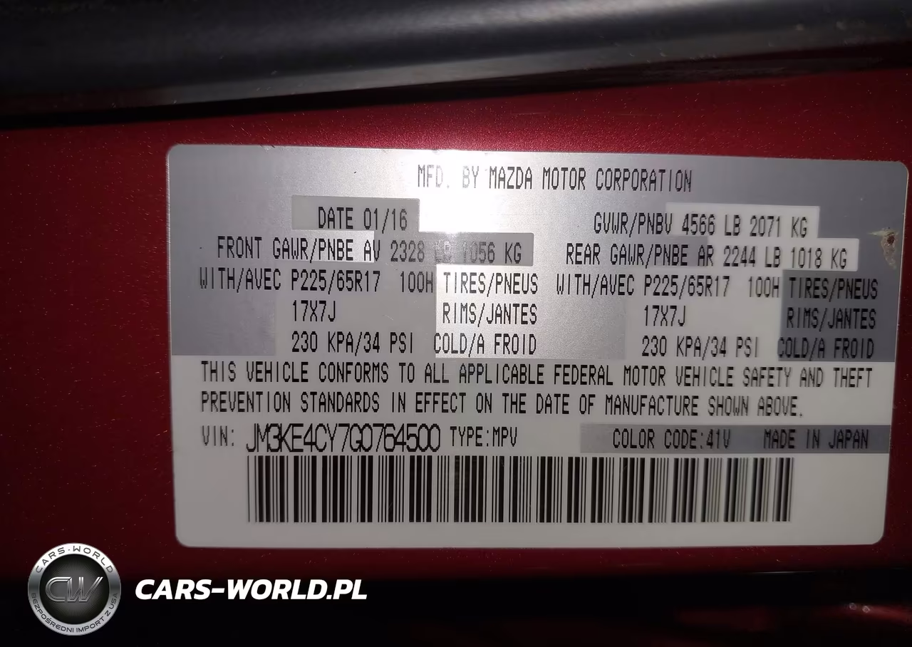 2016 Mazda Cx-5 Touring VIN:JM3KE4CY7G0764500 - 9