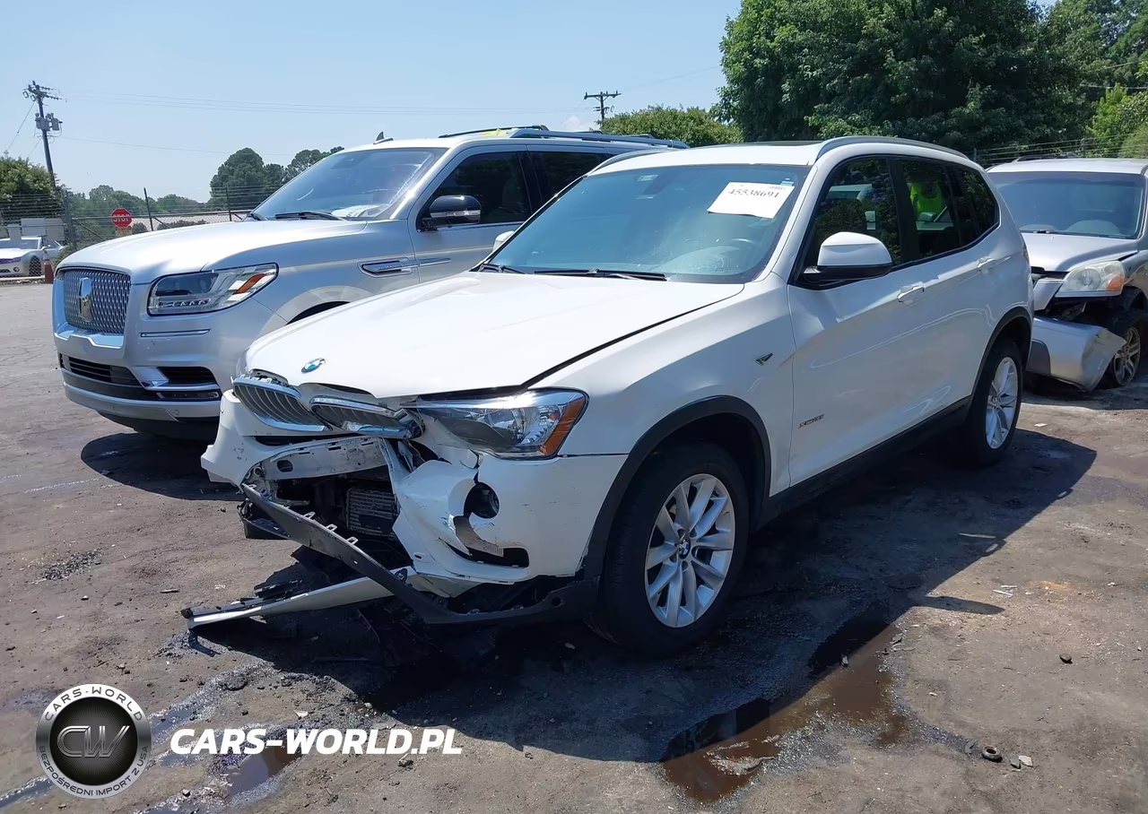 2016 BMW X3 xDrive28I VIN:5UXWX9C52G0D95005 - 2