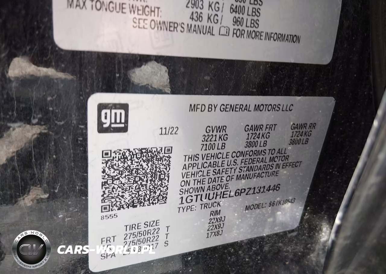 2023 GMC Sierra 1500 4Wd Short Box Denali Ultimate VIN:1GTUUHEL6PZ131446 - 9