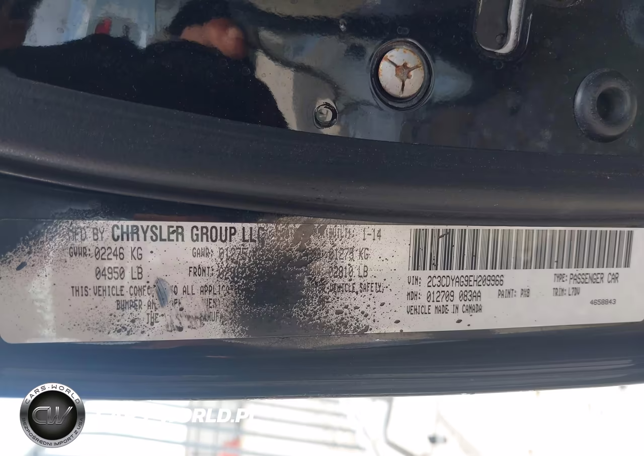 2014 Dodge Challenger Sxt VIN:2C3CDYAG9EH209966 - 9