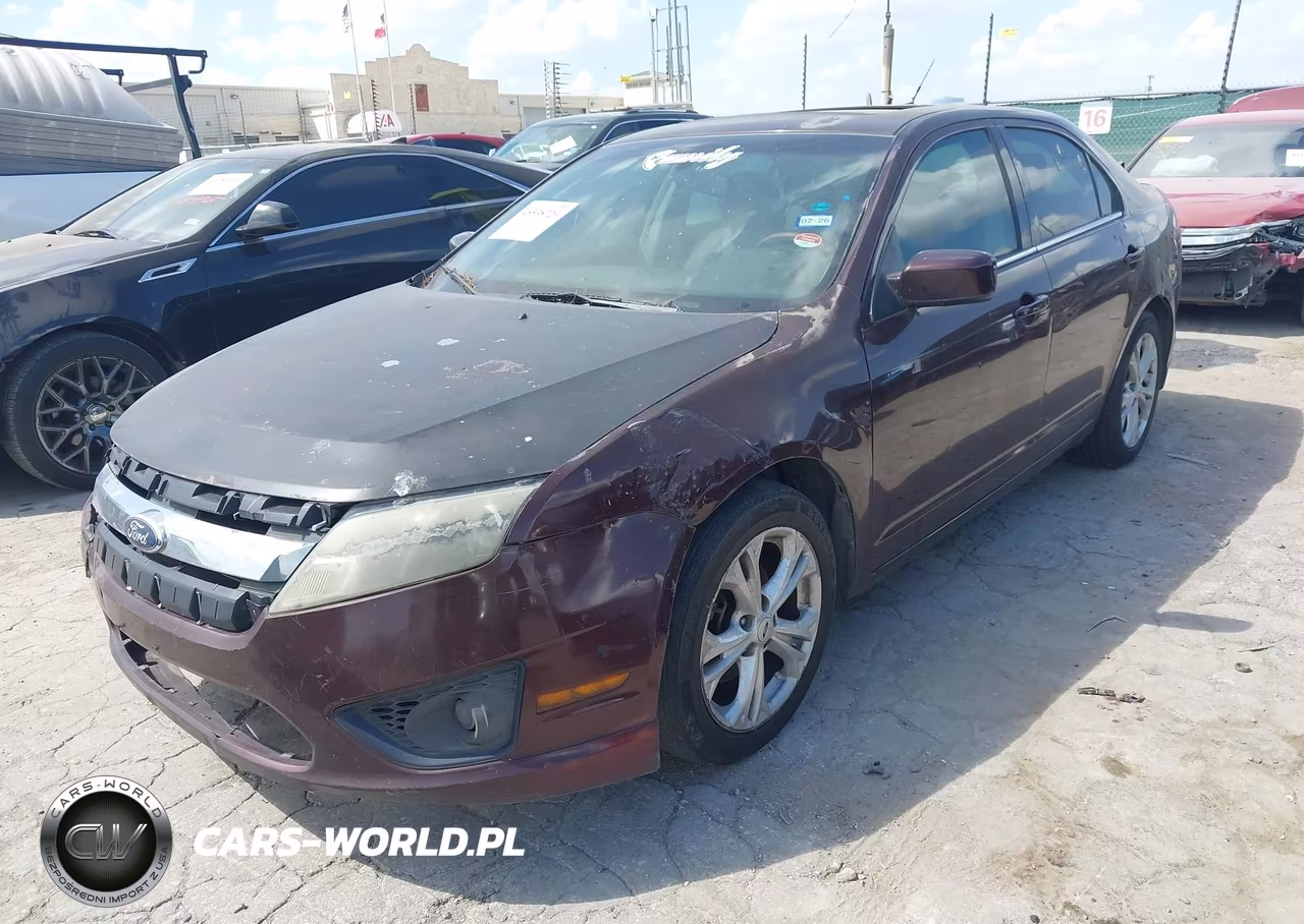 2012 Ford Fusion Se VIN:3FAHP0HA6CR143752 - 2