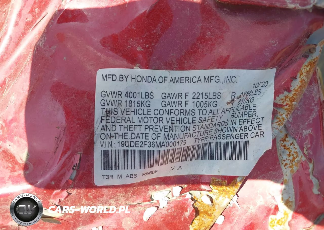 2021 Acura Ilx Standard VIN:19UDE2F36MA000179 - 9