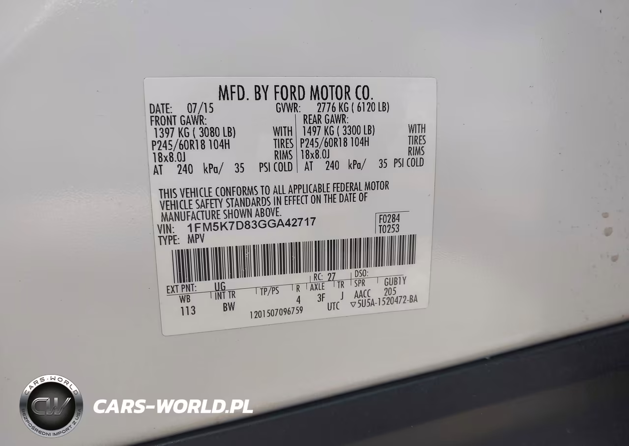 2016 Ford Explorer Xlt VIN:1FM5K7D83GGA42717 - 9
