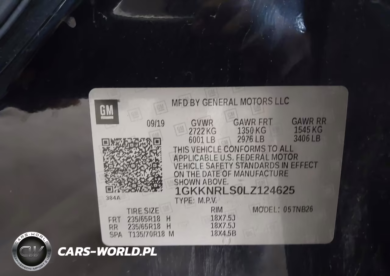 2020 GMC Acadia Fwd Sle VIN:1GKKNRLS0LZ124625 - 9
