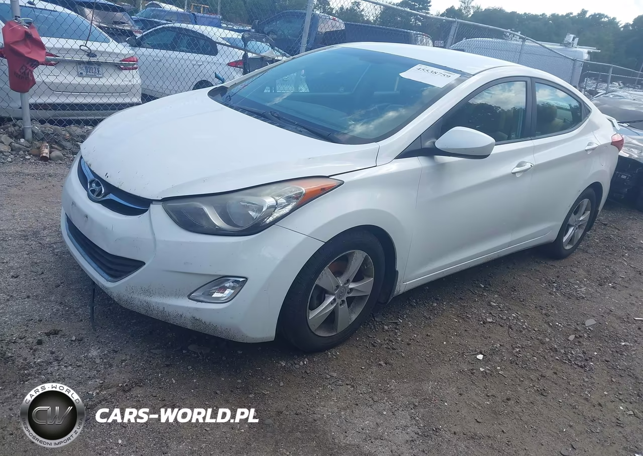 2013 Hyundai Elantra Gls VIN:5NPDH4AE6DH201700 - 2