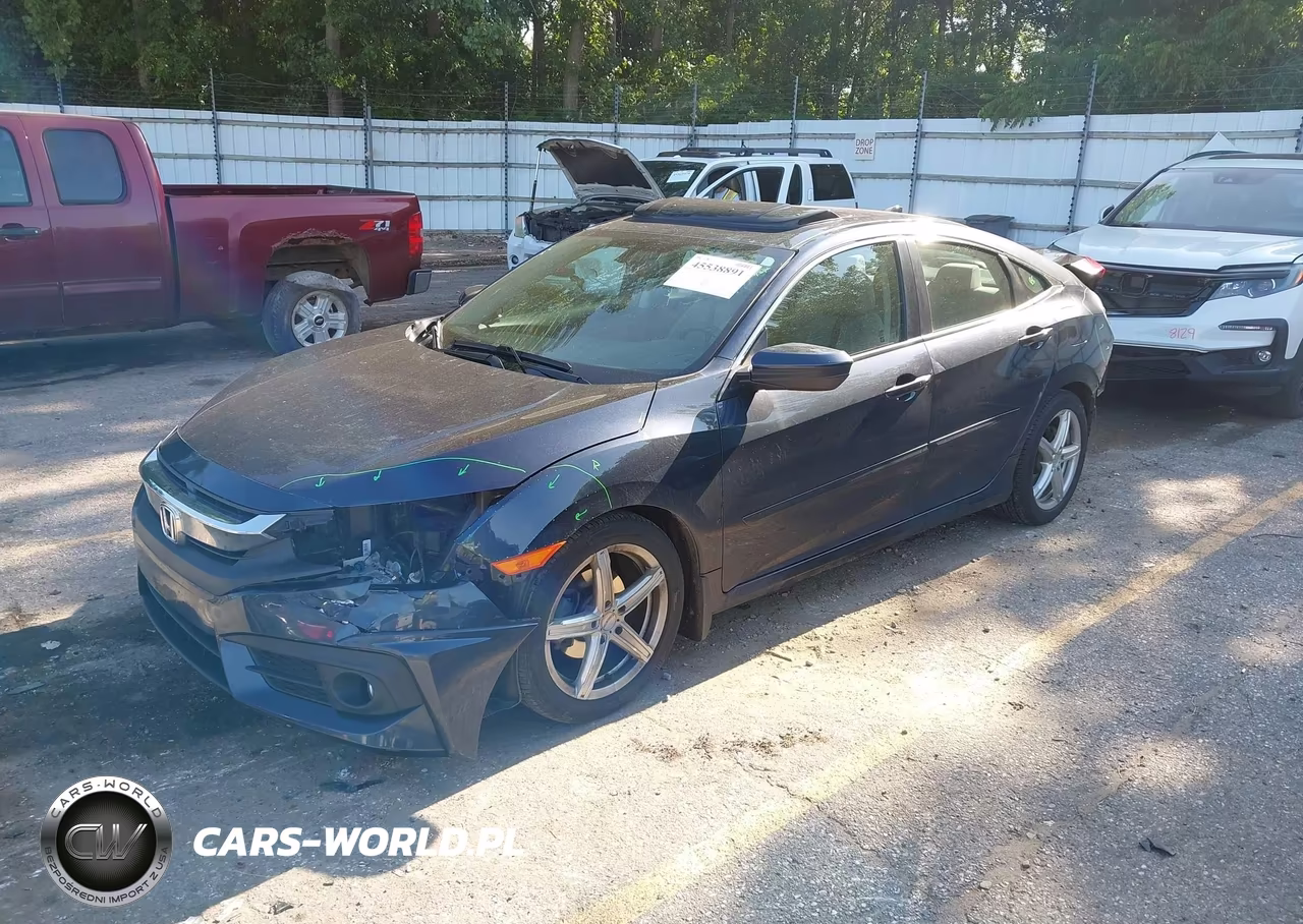 2017 Honda Civic Ex-T VIN:19XFC1E35HE022167 - 2