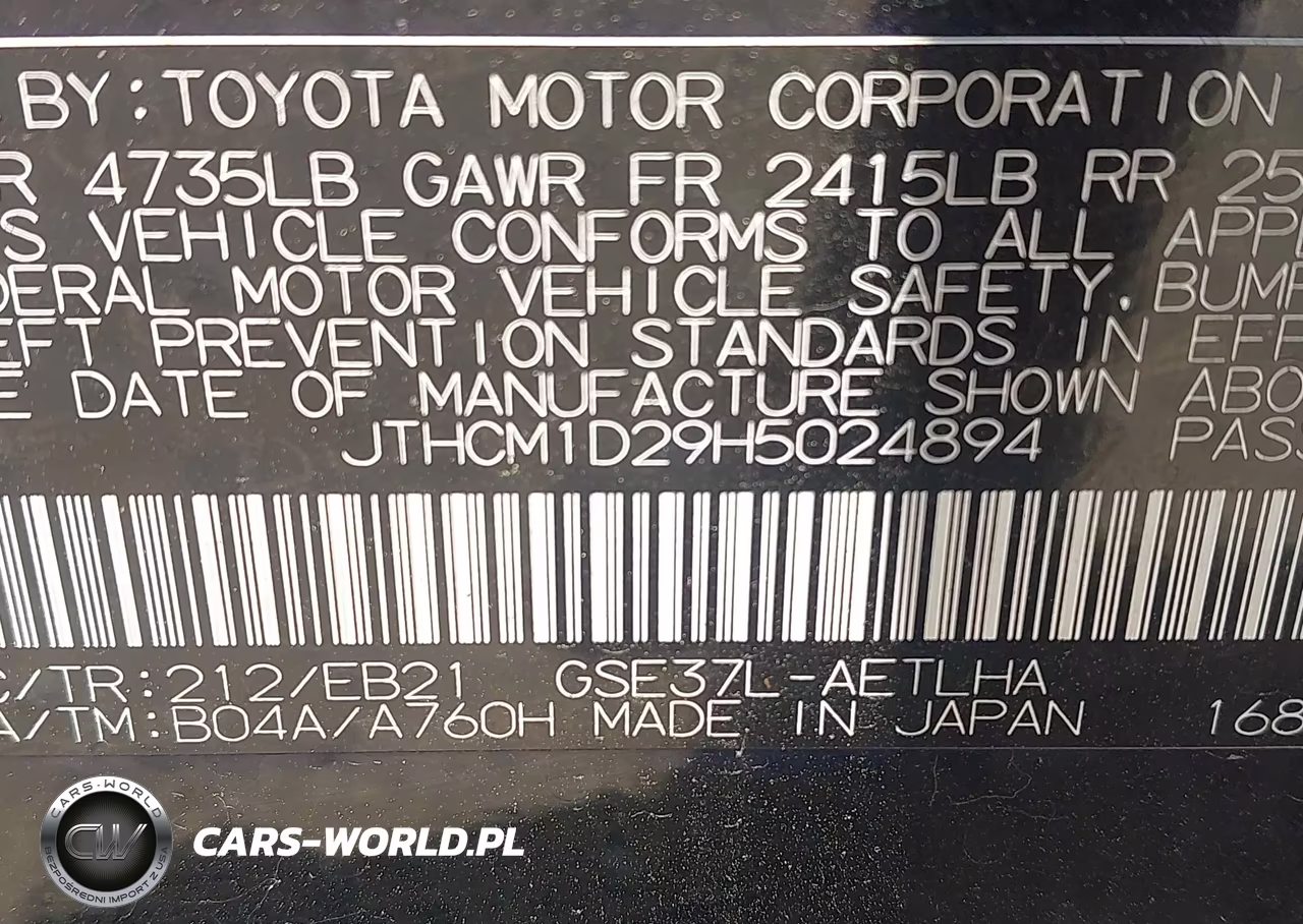 2017 Lexus Is 300 VIN:JTHCM1D29H5024894 - 9