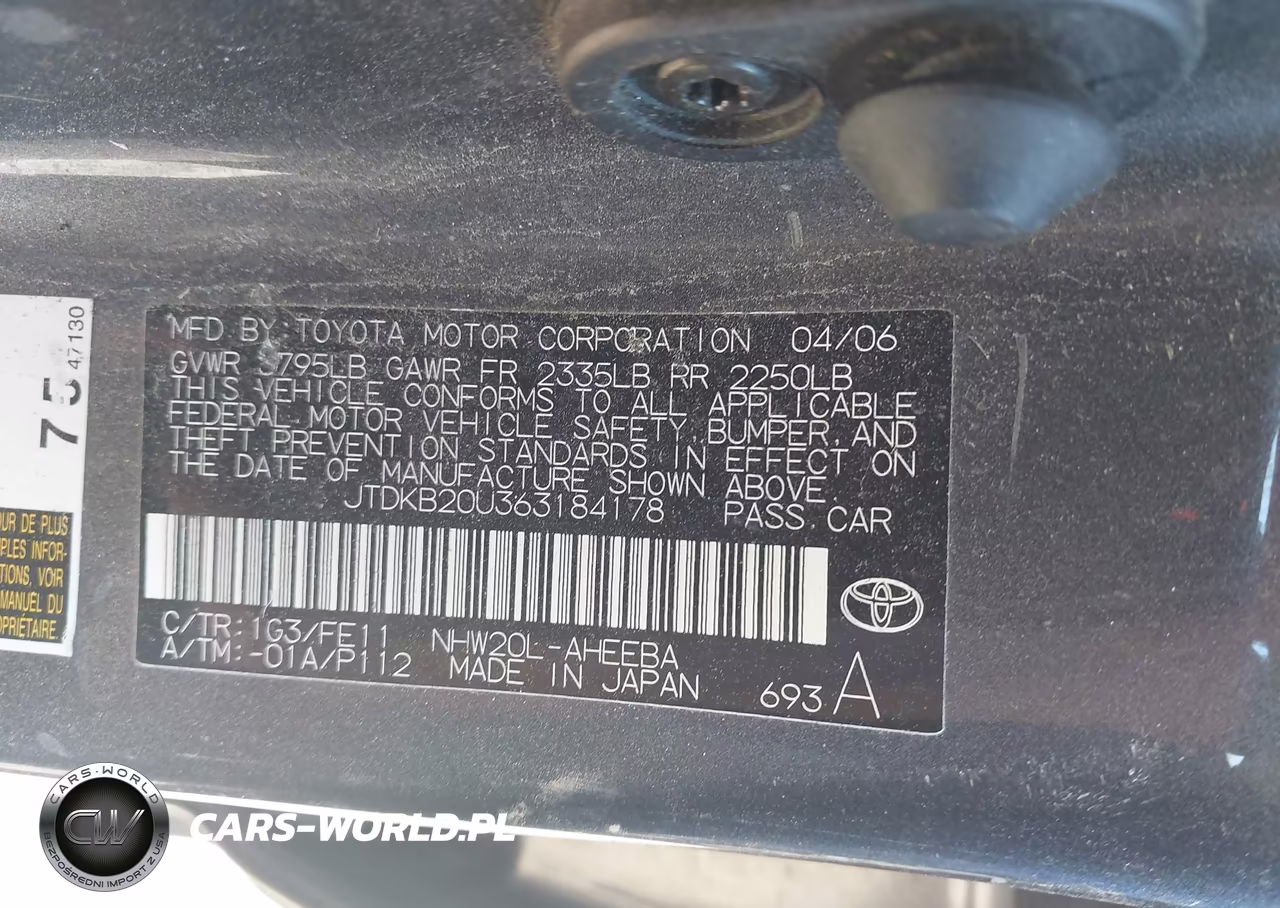 2006 Toyota Prius VIN:JTDKB20U363184178 - 9