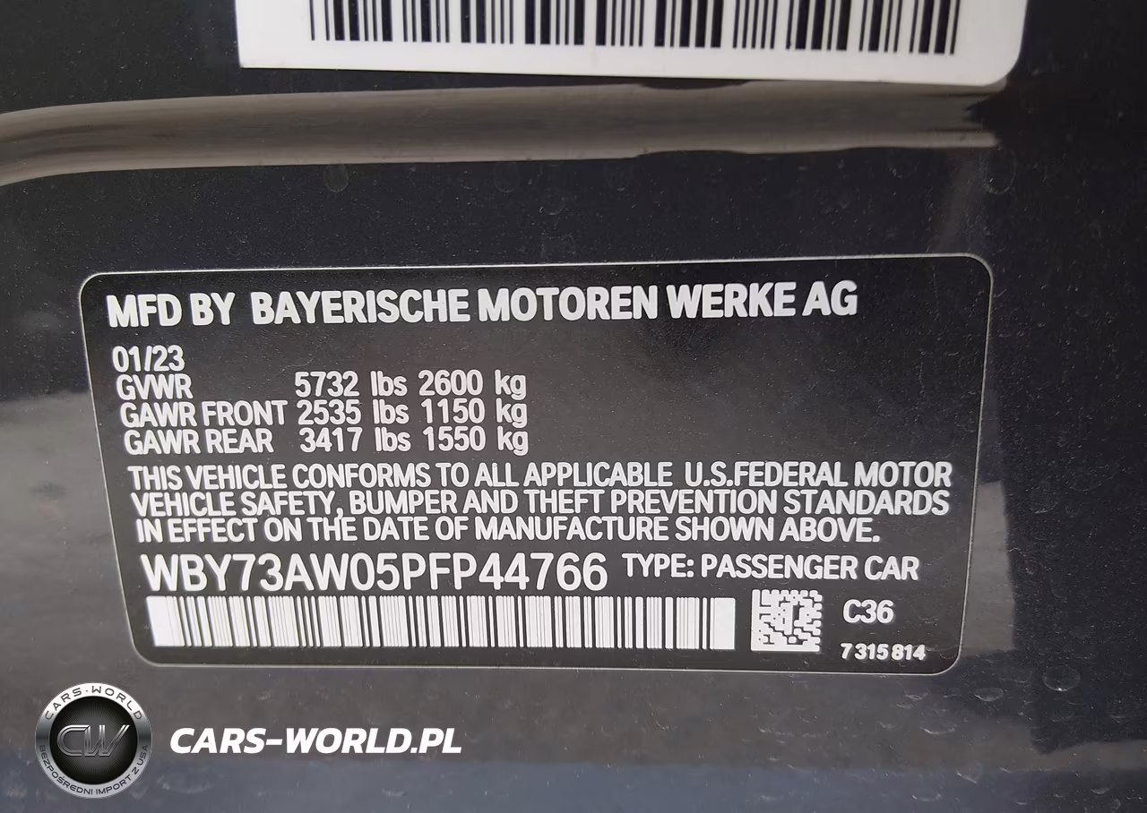2023 BMW I4 Edrive40 VIN:WBY73AW05PFP44766 - 9