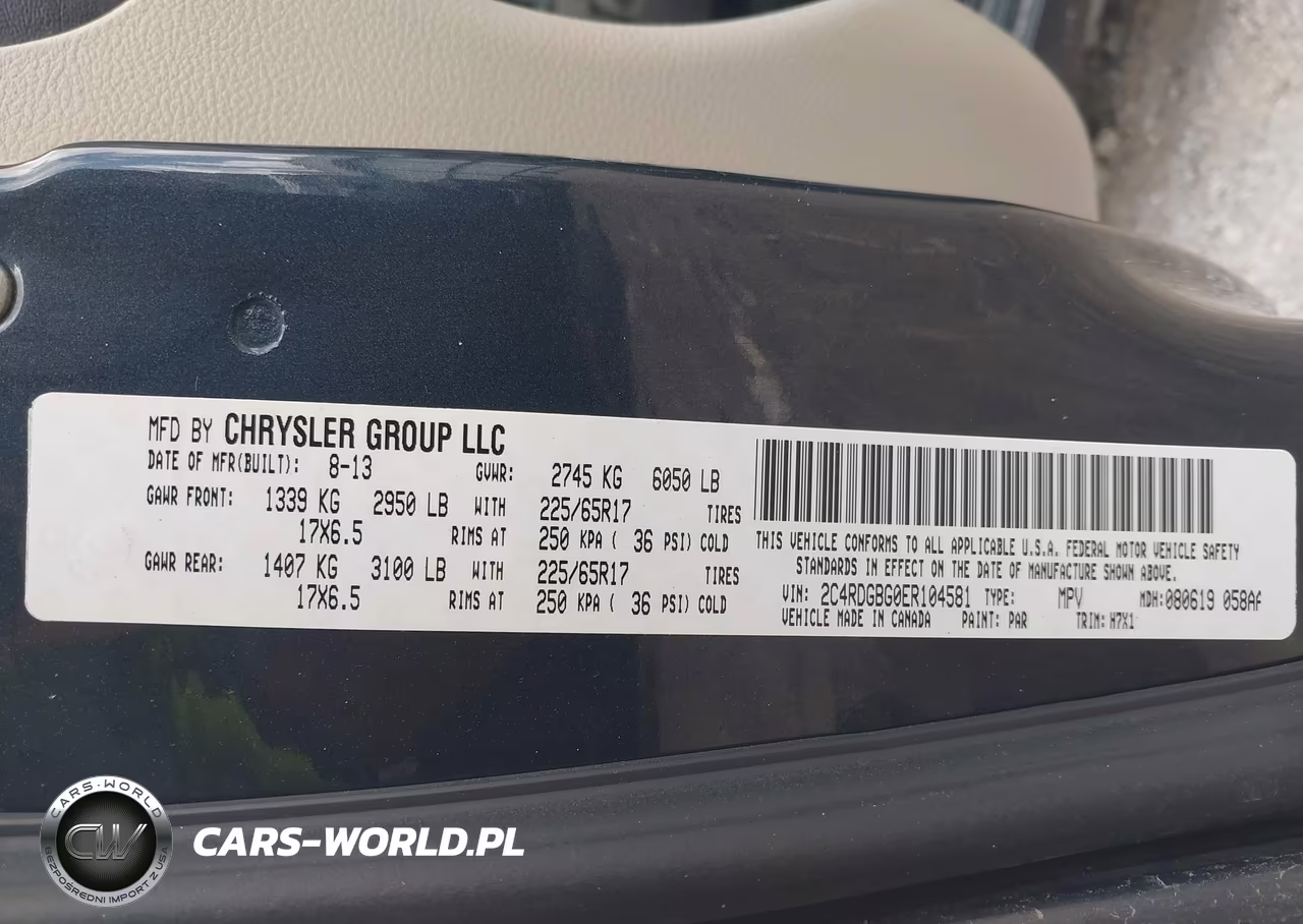 2014 Dodge Grand Caravan American Value Pkg VIN:2C4RDGBG0ER104581 - 9