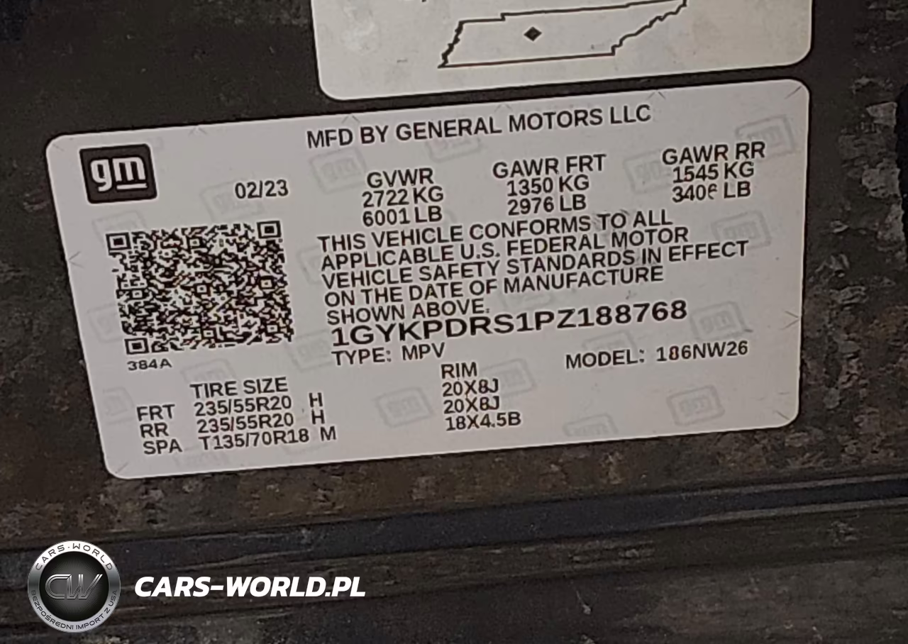 2023 Cadillac Xt6 Awd Premium Luxury VIN:1GYKPDRS1PZ188768 - 9