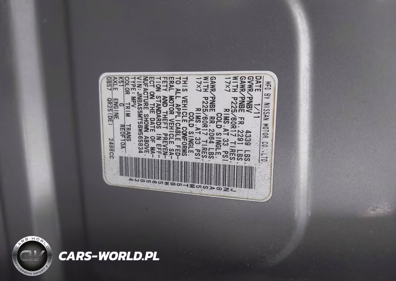 2011 Nissan Rogue Sv VIN:JN8AS5MT5BW565834 - 9