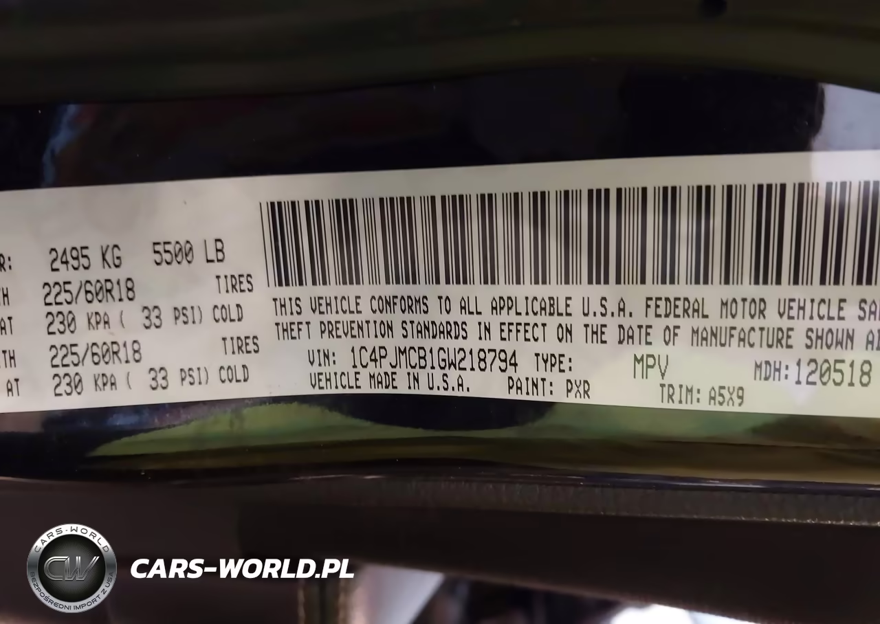 2016 Jeep Cherokee Altitude VIN:1C4PJMCB1GW218794 - 9