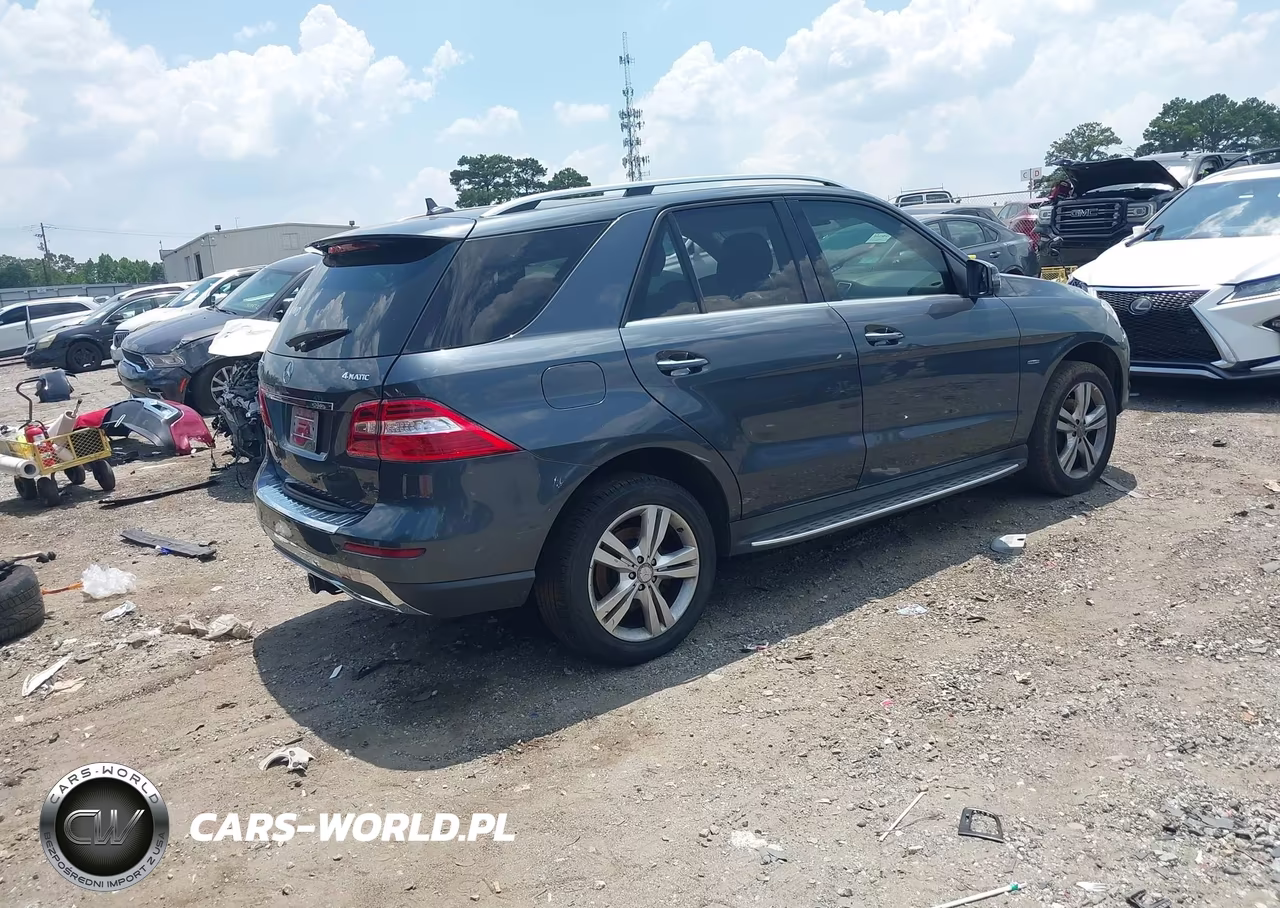 2012 Mercedes-Benz Ml 350 4Matic VIN:4JGDA5HB5CA011779 - 4