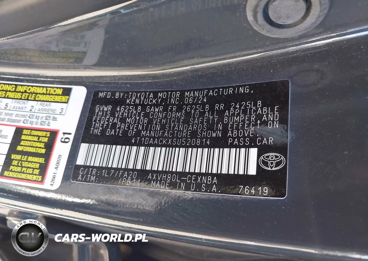 2025 Toyota Camry Le VIN:4T1DAACKXSU520814 - 9
