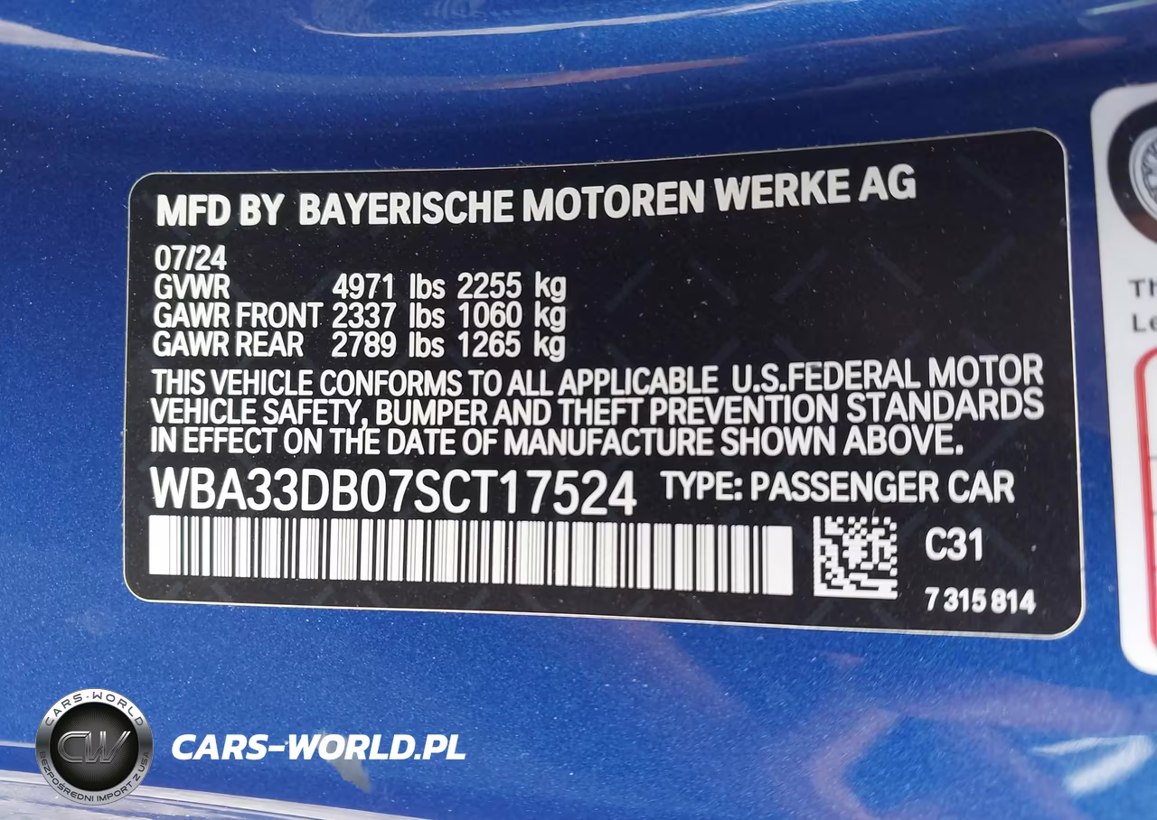 2025 BMW 430I VIN:WBA33DB07SCT17524 - 9