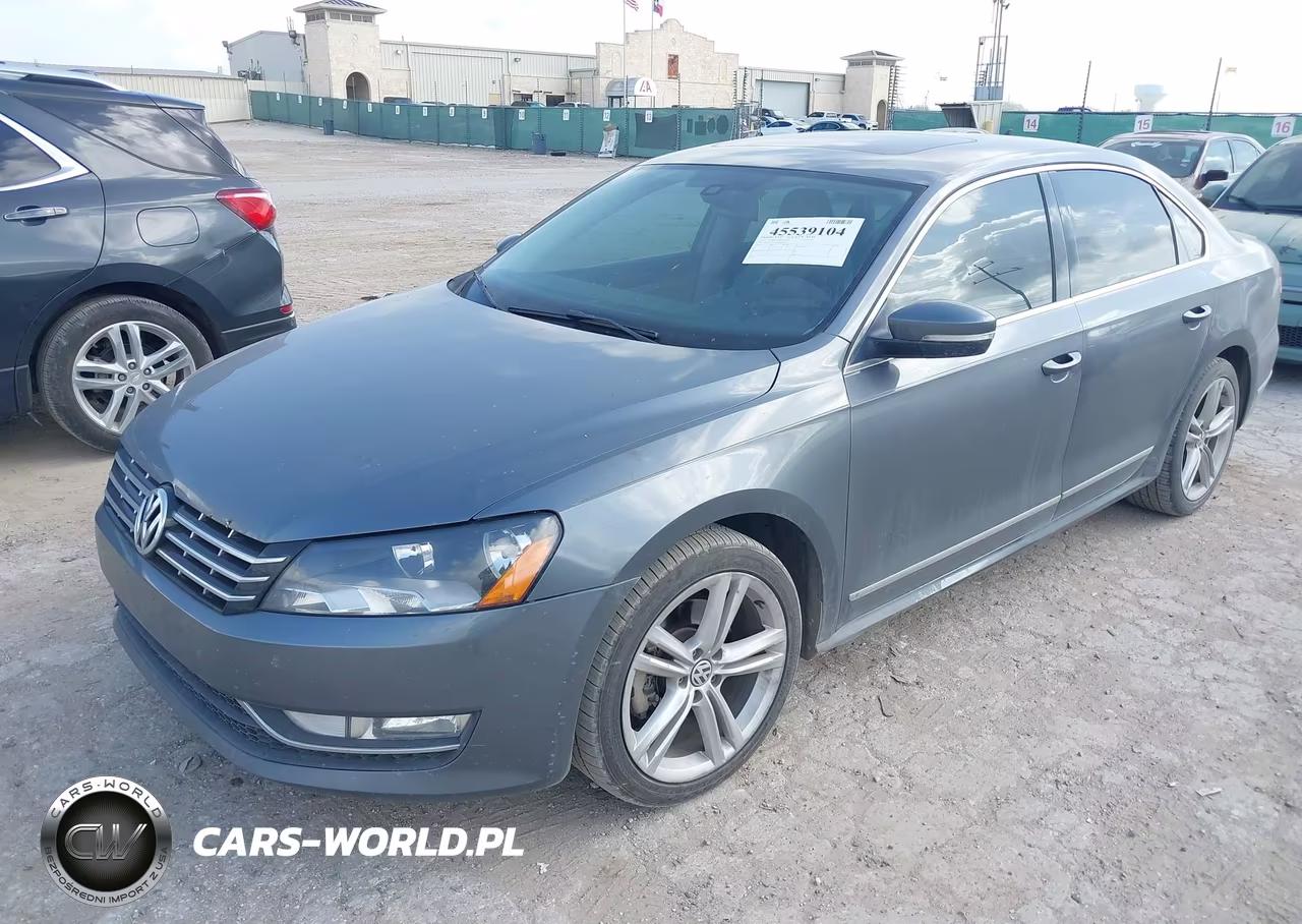 2014 Volkswagen Passat 2.0L Tdi Sel Premium VIN:1VWCN7A35EC039315 - 2