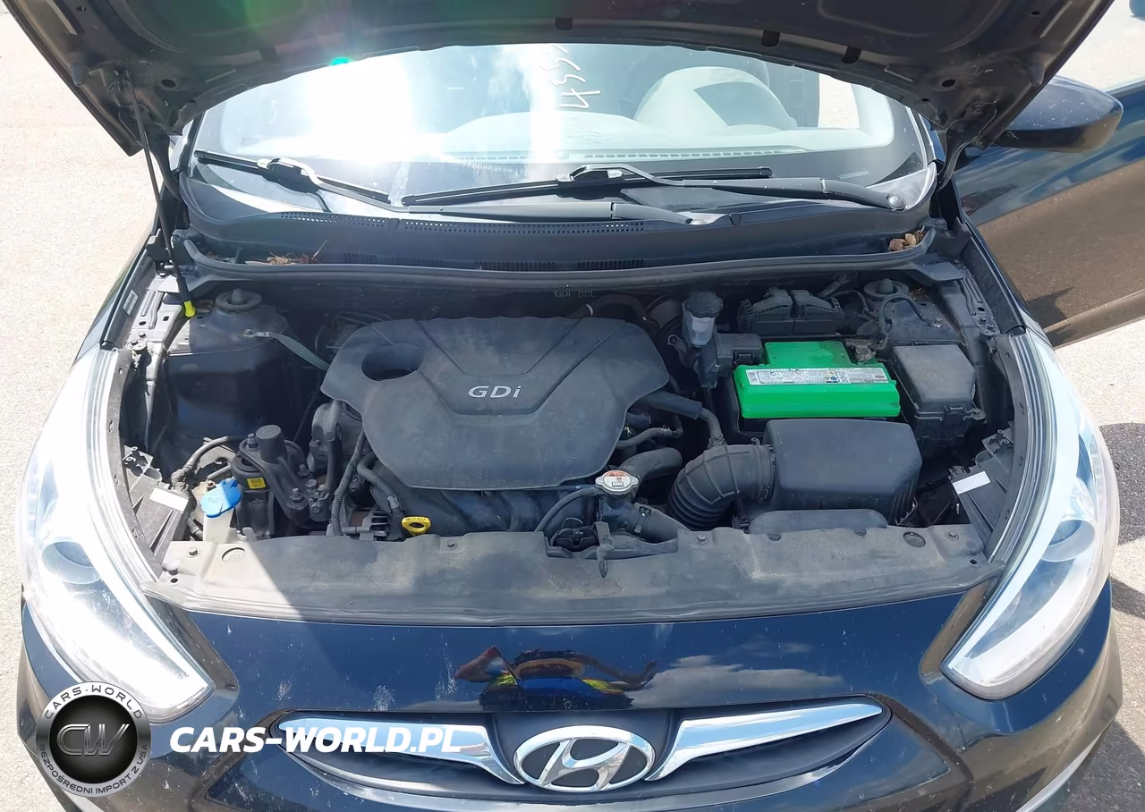 2014 Hyundai Accent Gls VIN:KMHCU4AE1EU603182 - 10