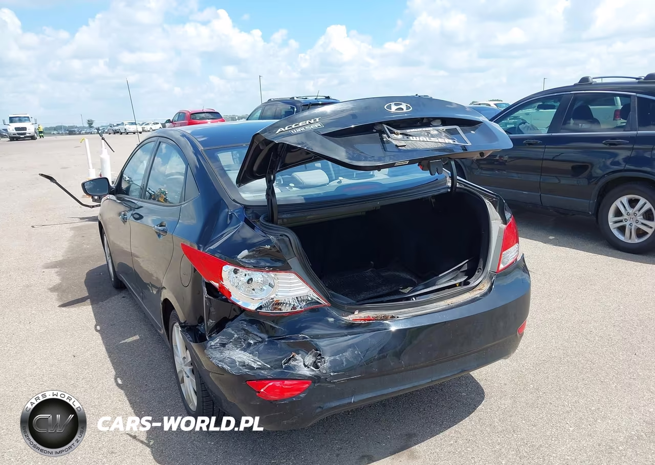 2014 Hyundai Accent Gls VIN:KMHCU4AE1EU603182 - 6