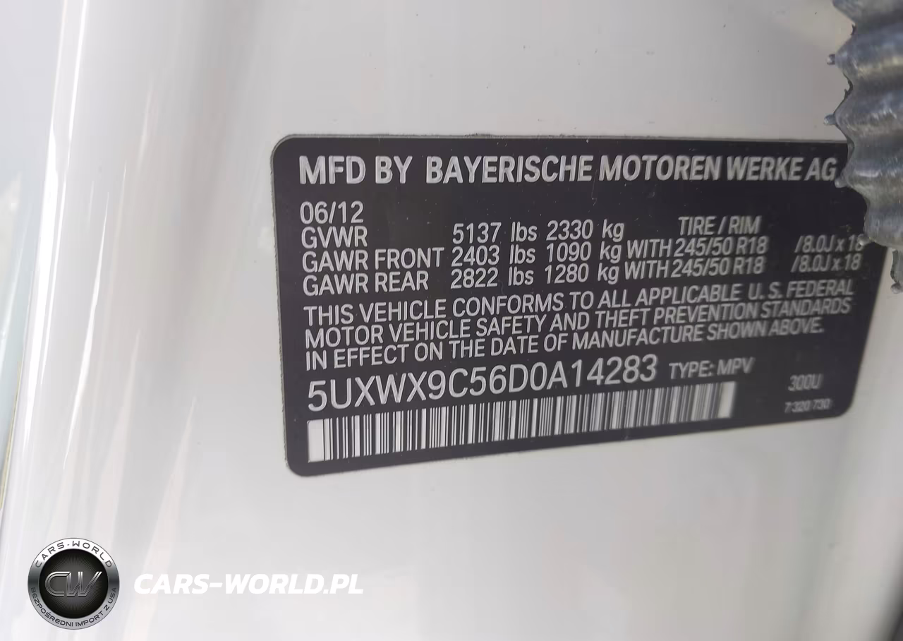 2013 BMW X3 xDrive28I VIN:5UXWX9C56D0A14283 - 9