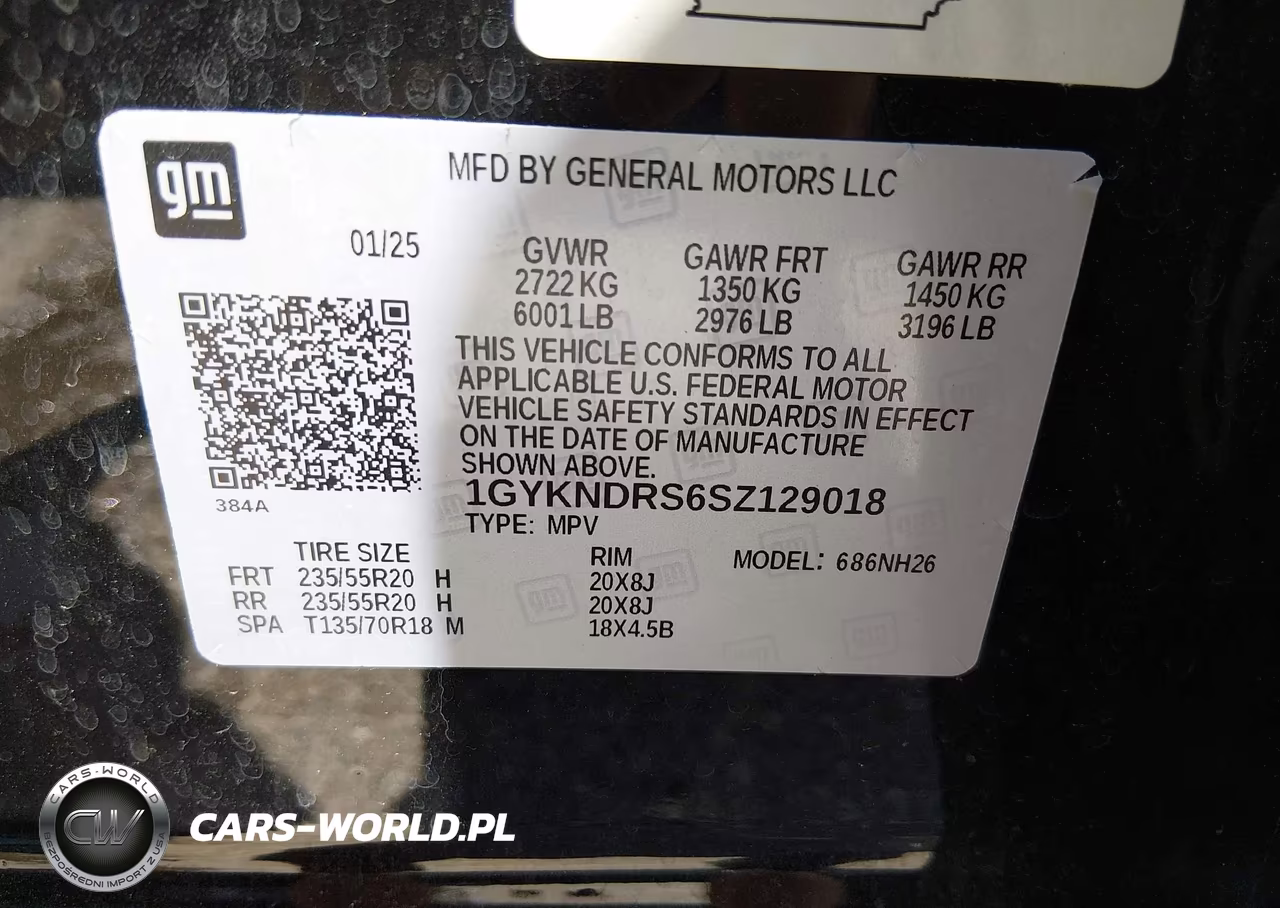 2025 Cadillac Xt5 Awd Premium Luxury VIN:1GYKNDRS6SZ129018 - 9