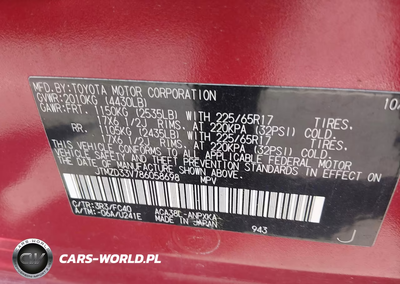 2008 Toyota Rav4 VIN:JTMZD33V786058698 - 9