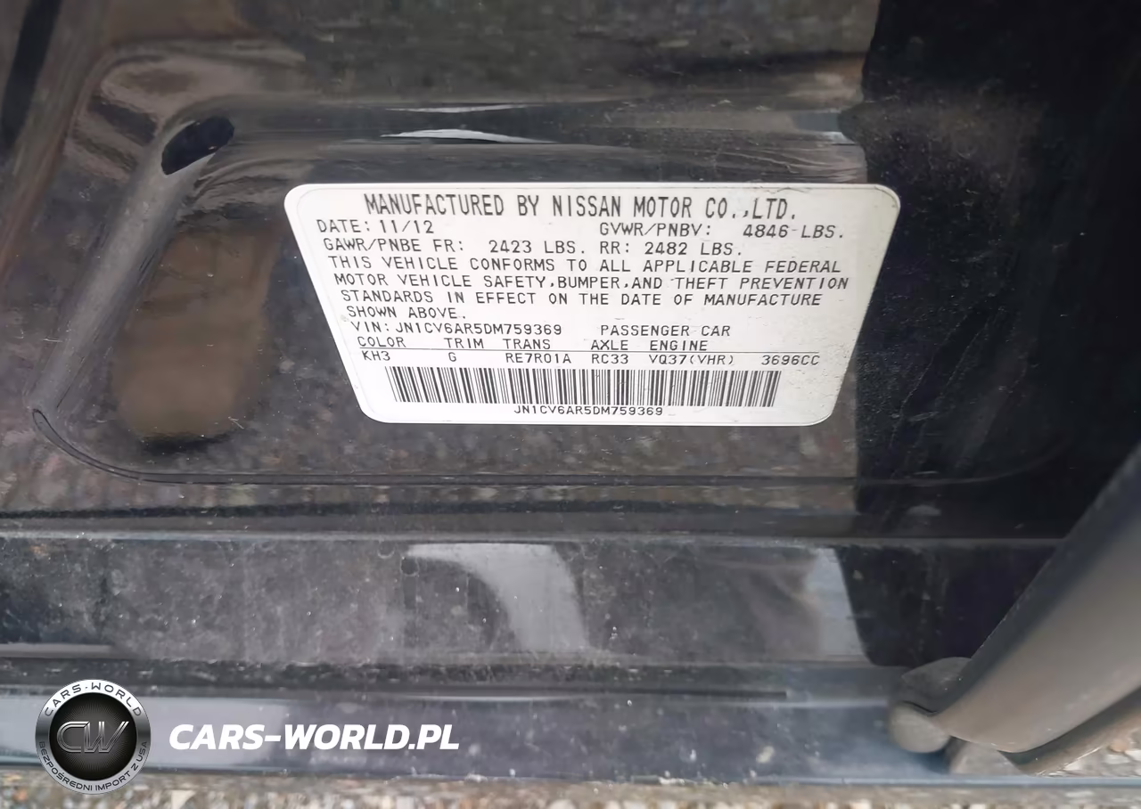 2013 Infiniti G37X VIN:JN1CV6AR5DM759369 - 9