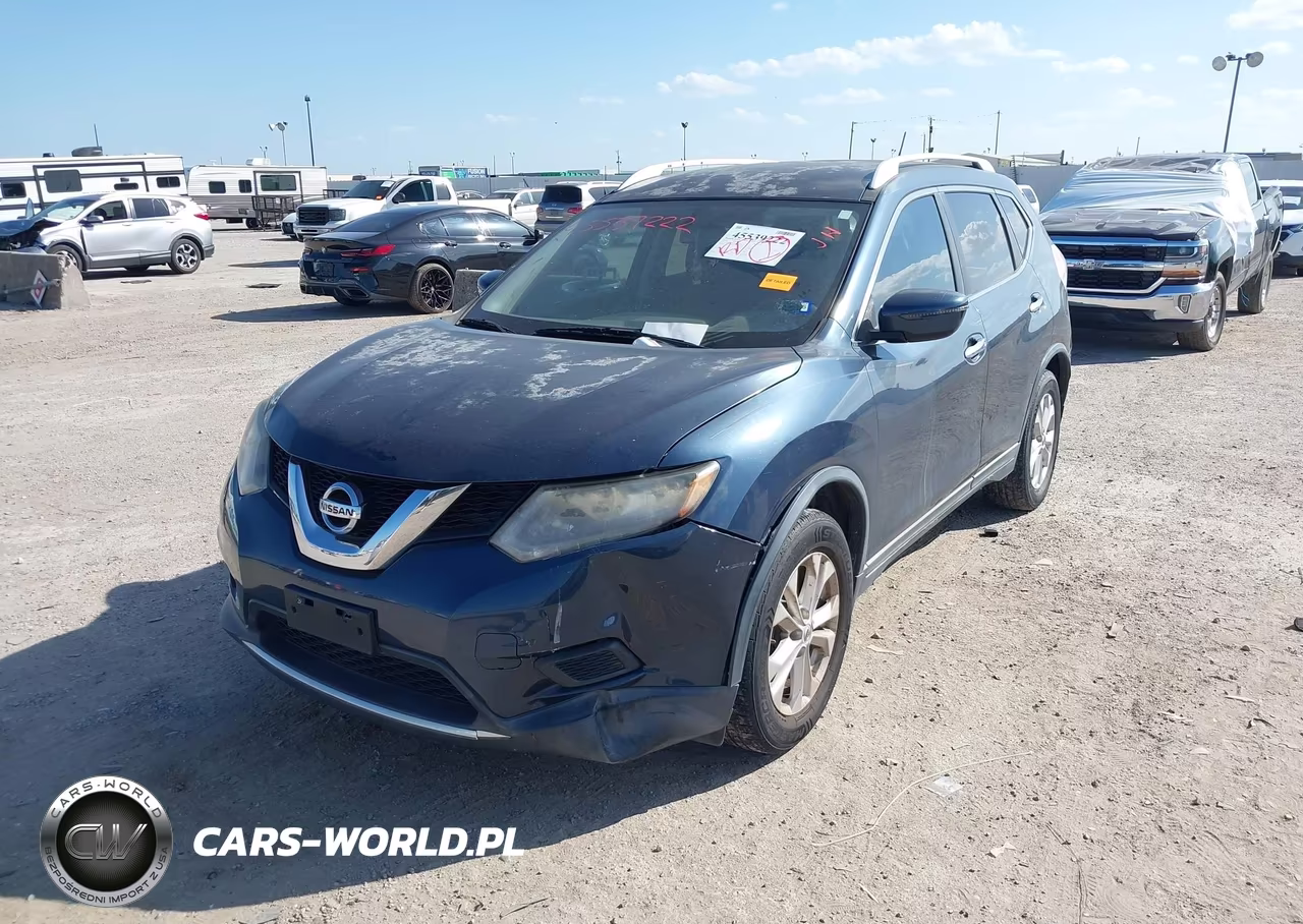 2016 Nissan Rogue Sv VIN:KNMAT2MT0GP607870 - 2