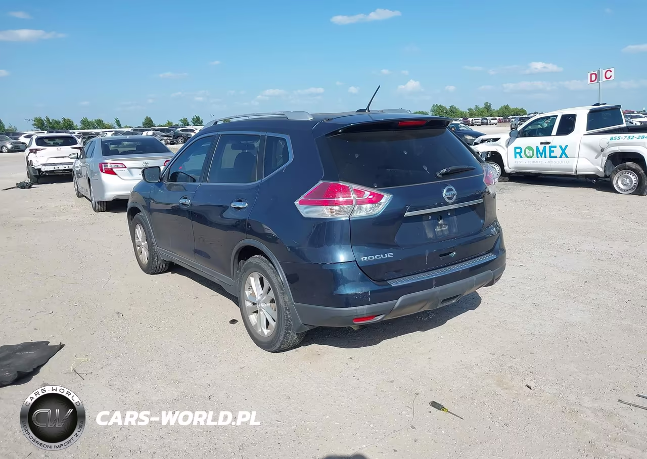 2016 Nissan Rogue Sv VIN:KNMAT2MT0GP607870 - 3
