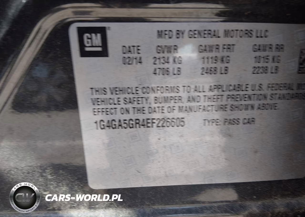 2014 Buick Lacrosse VIN:1G4GA5GR4EF226605 - 9