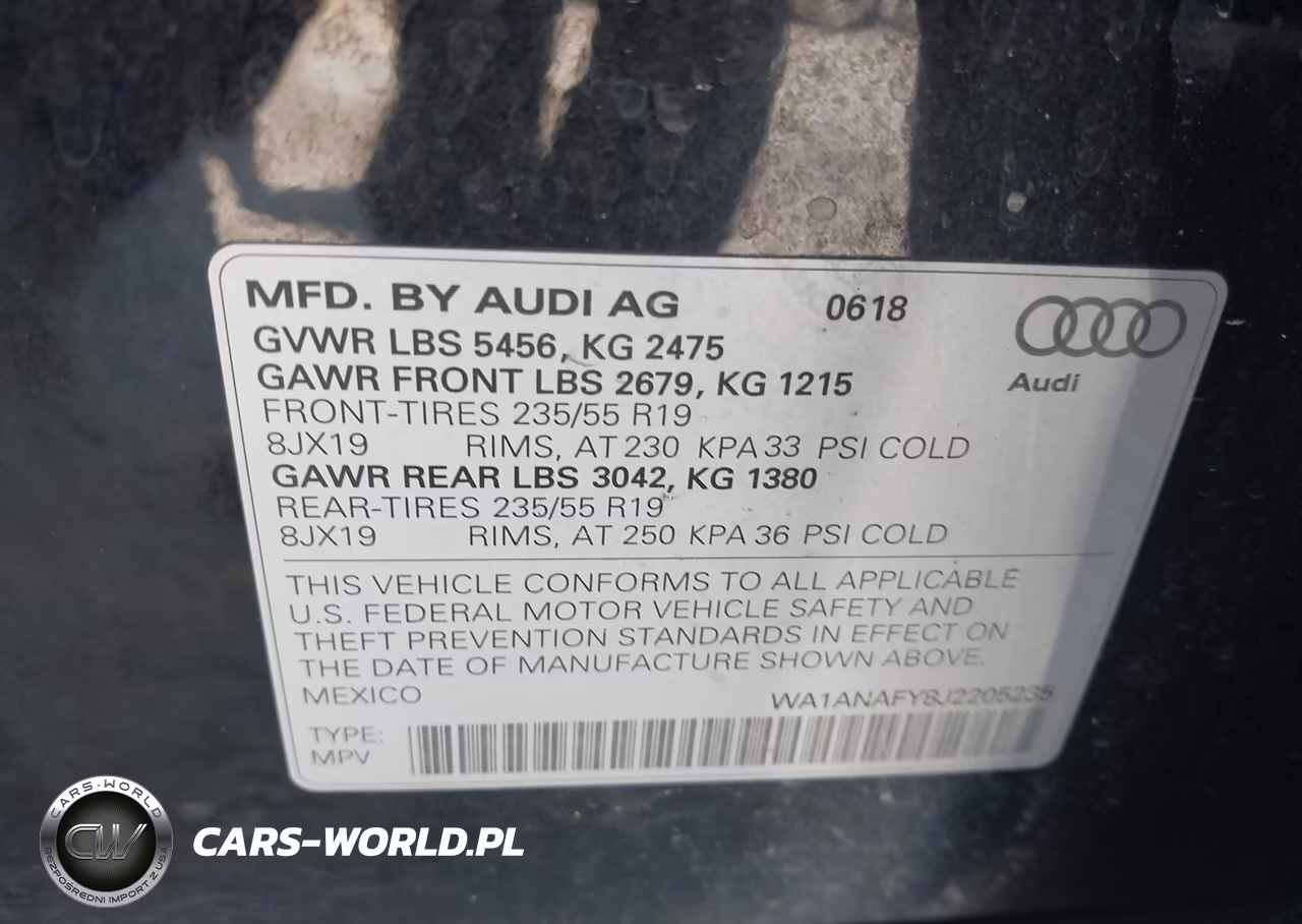 2018 Audi Q5 2.0T Premium VIN:WA1ANAFY8J2205235 - 9
