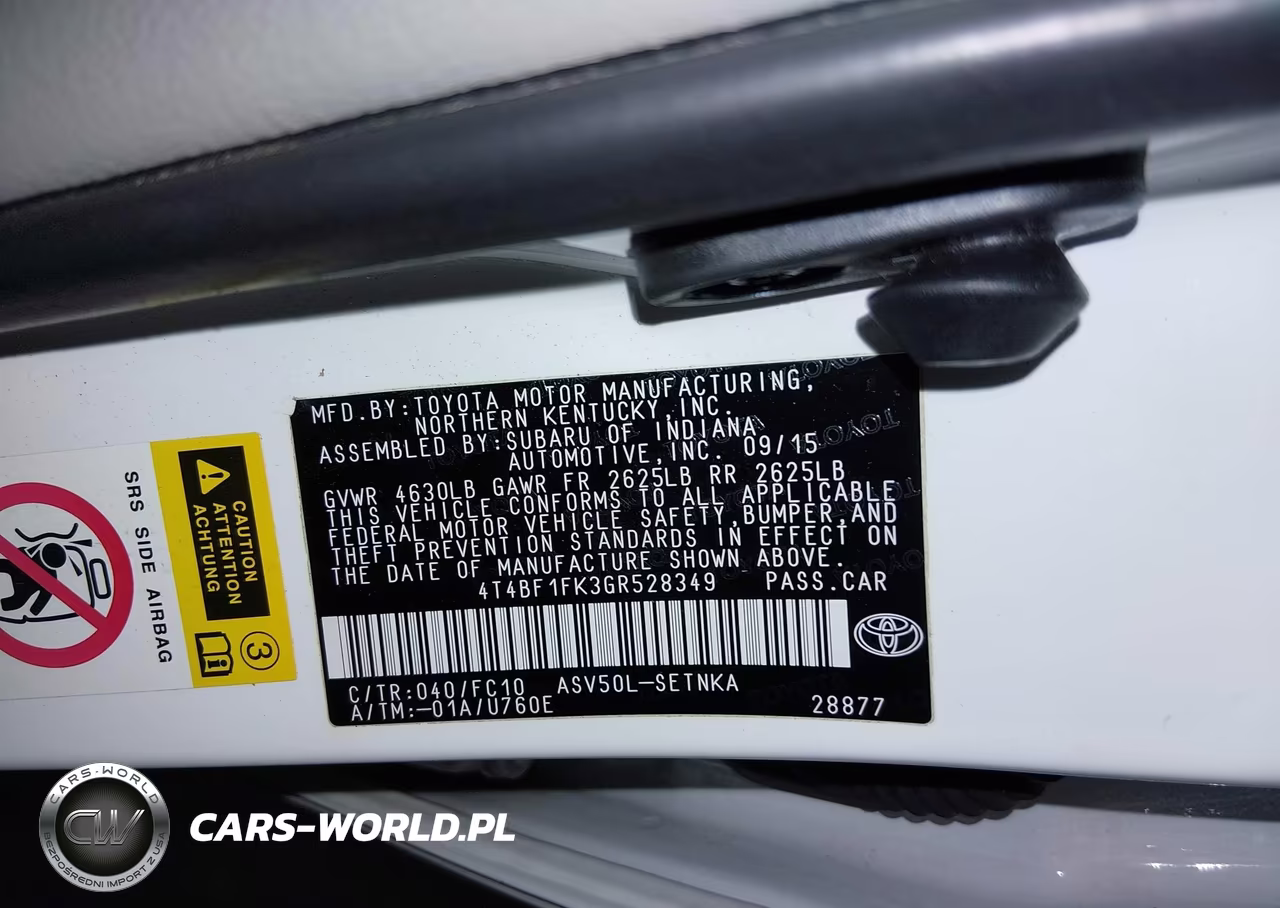 2016 Toyota Camry Le VIN:4T4BF1FK3GR528349 - 9
