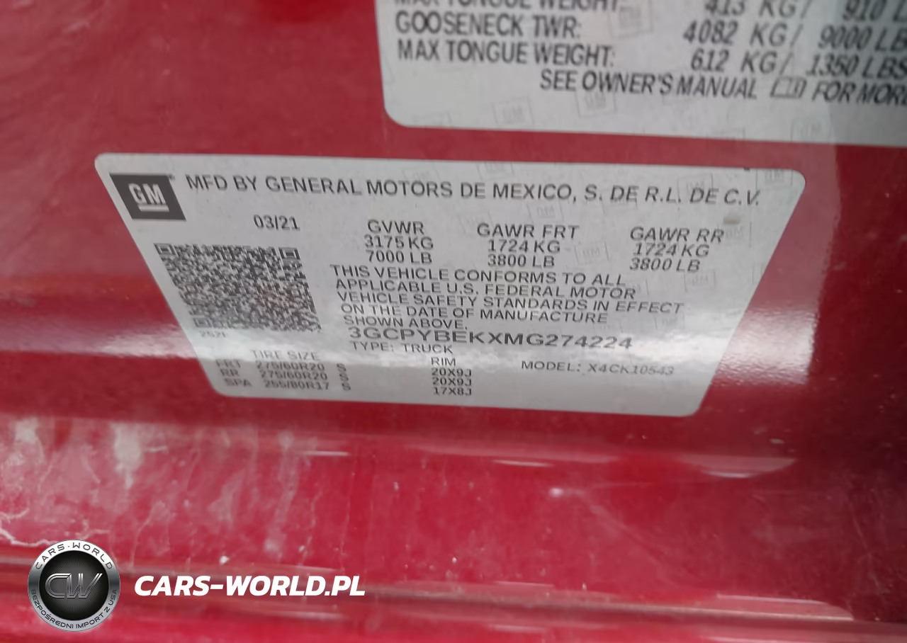 2021 Chevrolet Silverado 1500 4Wd Short Bed Custom VIN:3GCPYBEKXMG274224 - 9