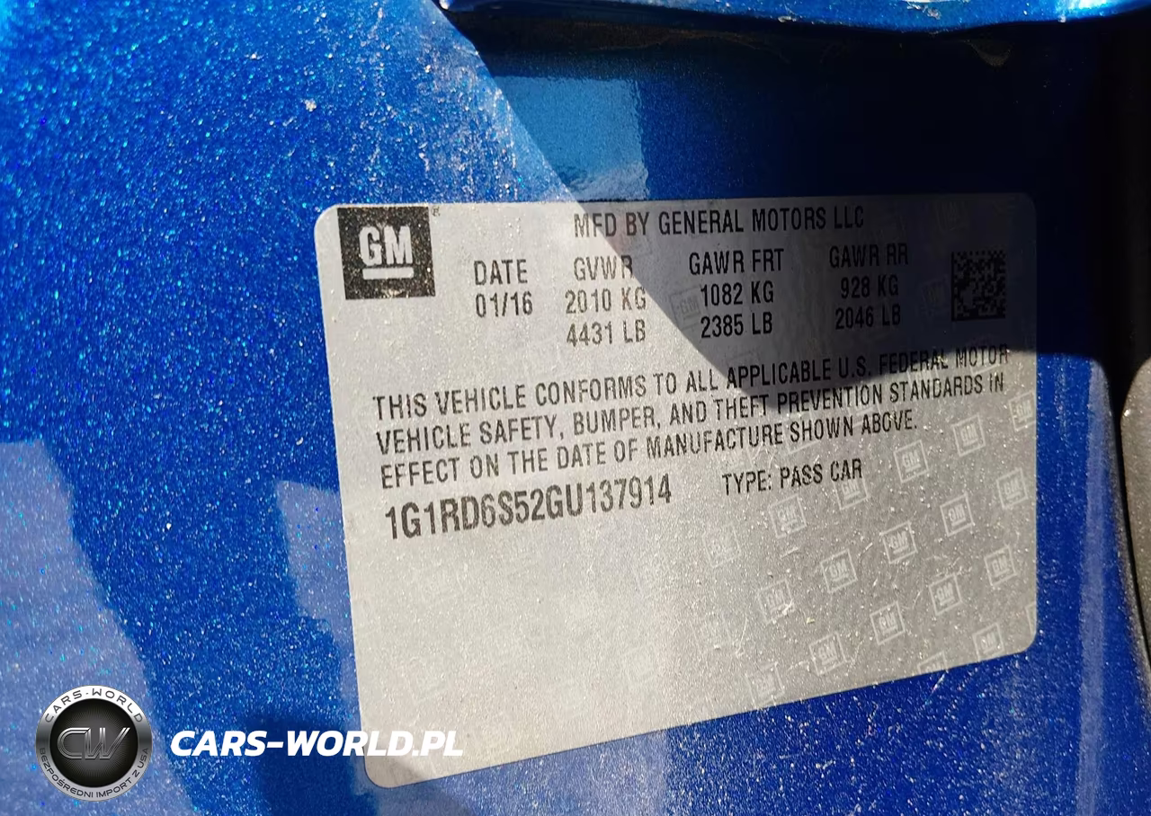 2016 Chevrolet Volt Premier VIN:1G1RD6S52GU137914 - 9