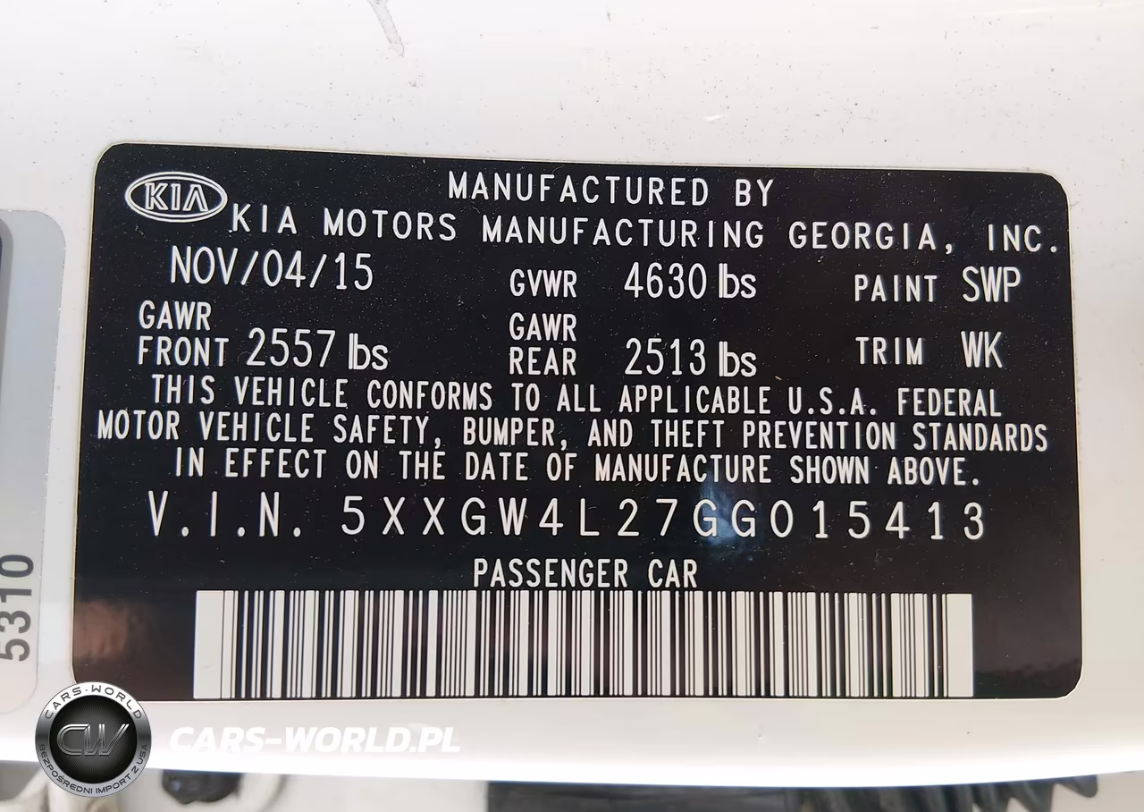 2016 Kia Optima Sx Turbo VIN:5XXGW4L27GG015413 - 9