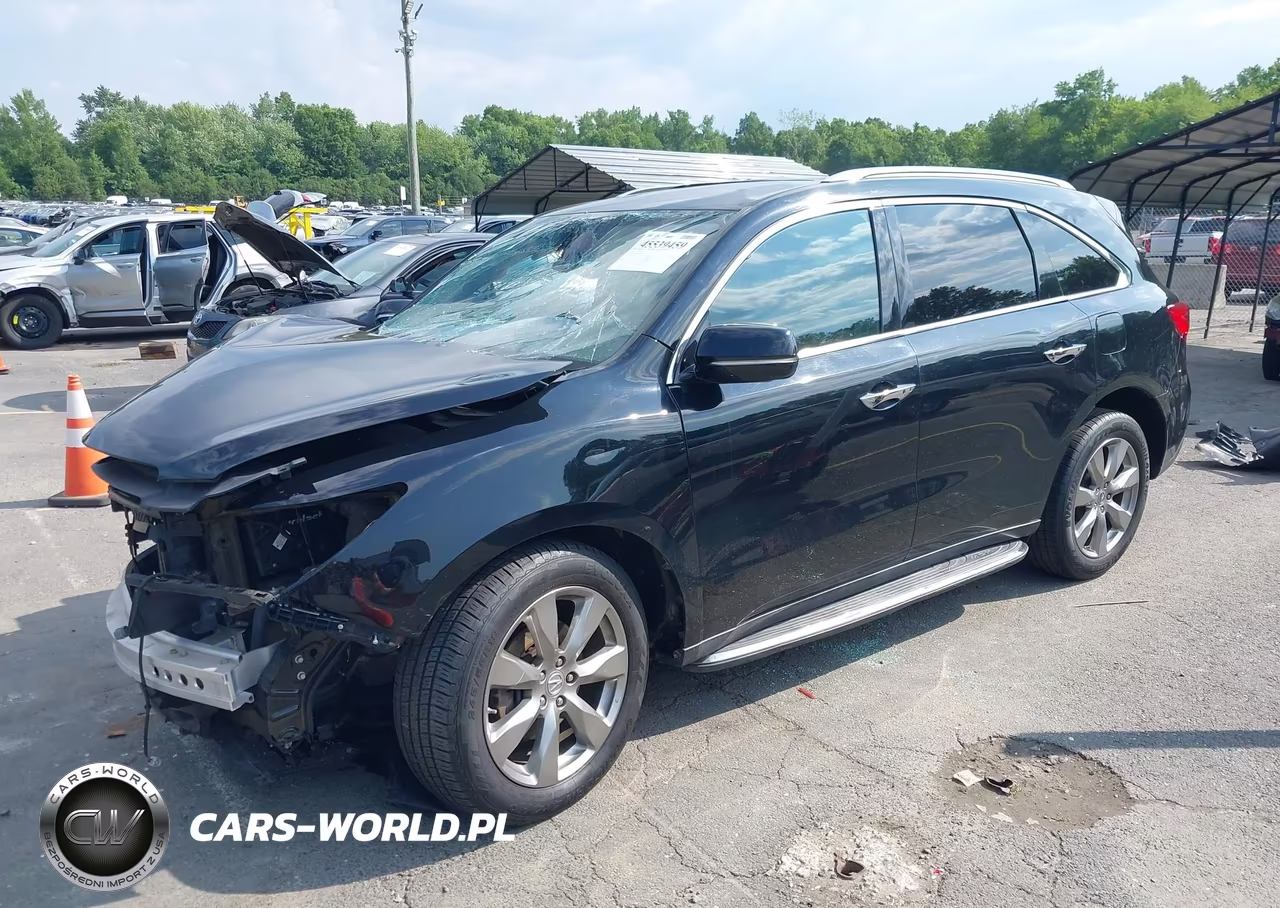 2016 Acura Mdx Advance Entertainment Packages-Advance Package VIN:5FRYD4H9XGB021191 - 2