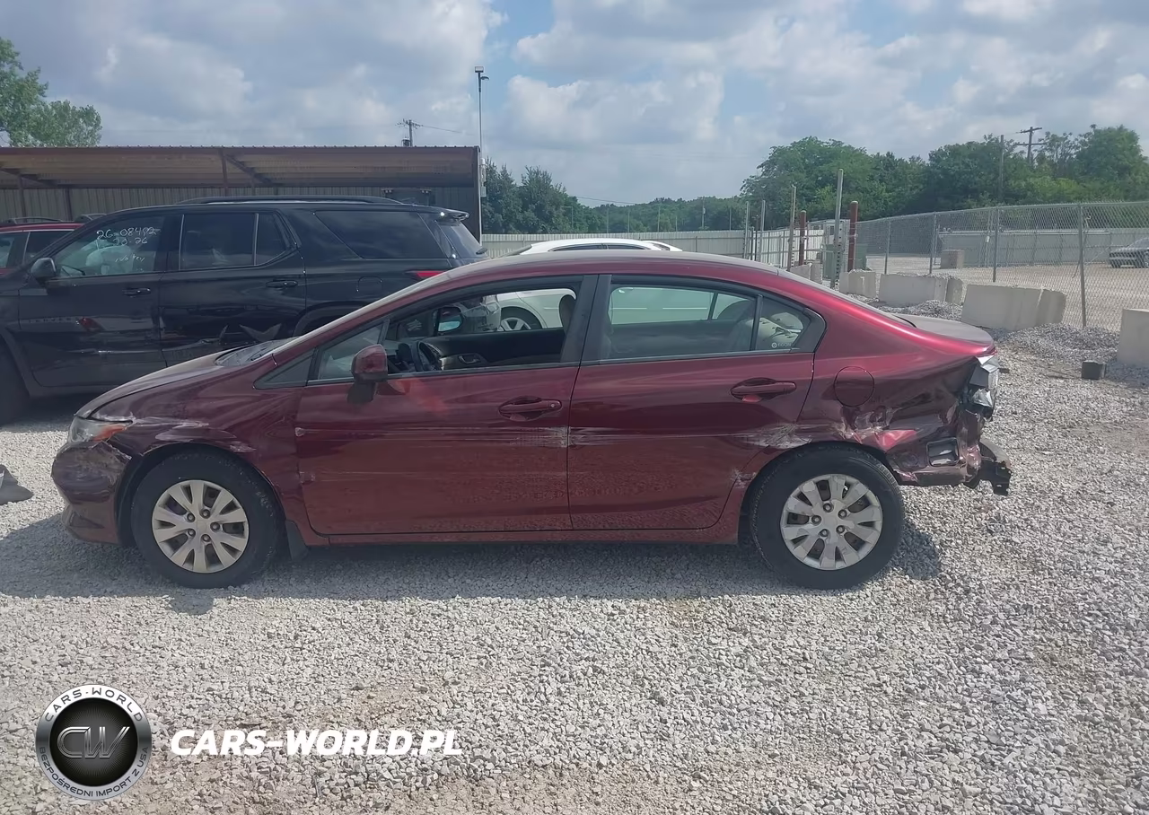 2012 Honda Civic Lx VIN:19XFB2F52CE022547 - 15