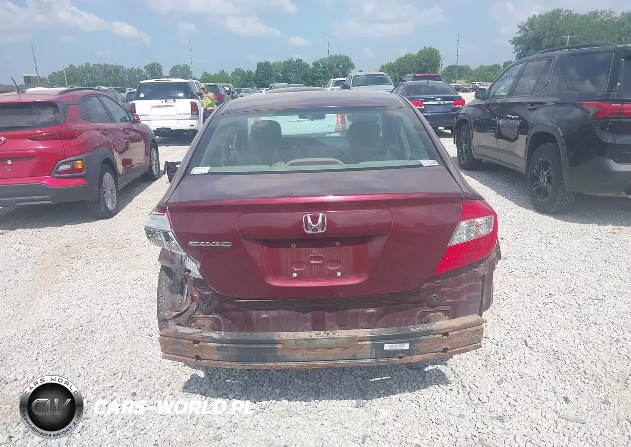2012 Honda Civic Lx VIN:19XFB2F52CE022547 - 17
