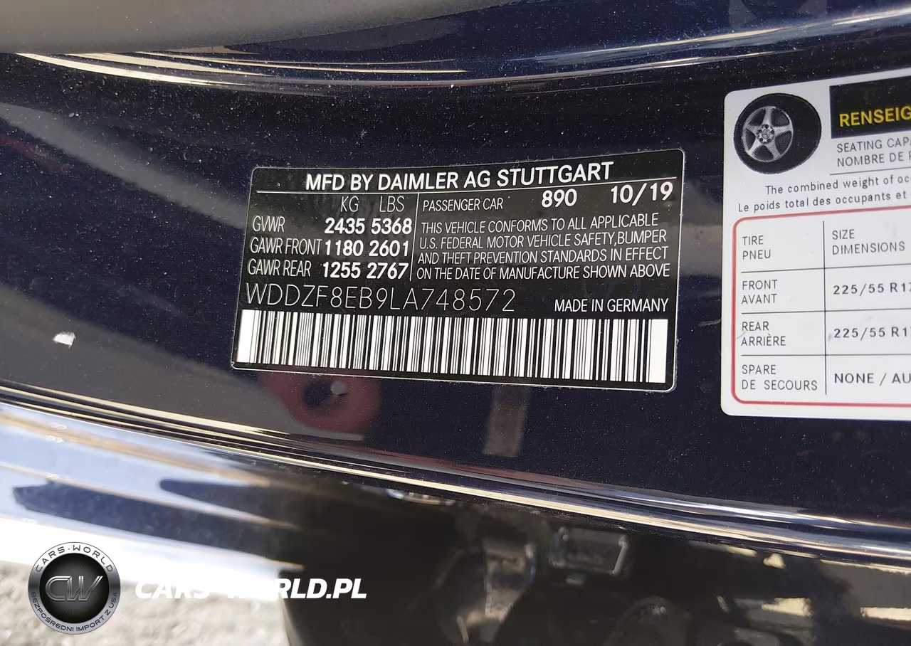 2020 Mercedes-Benz E 350 4Matic VIN:WDDZF8EB9LA748572 - 9