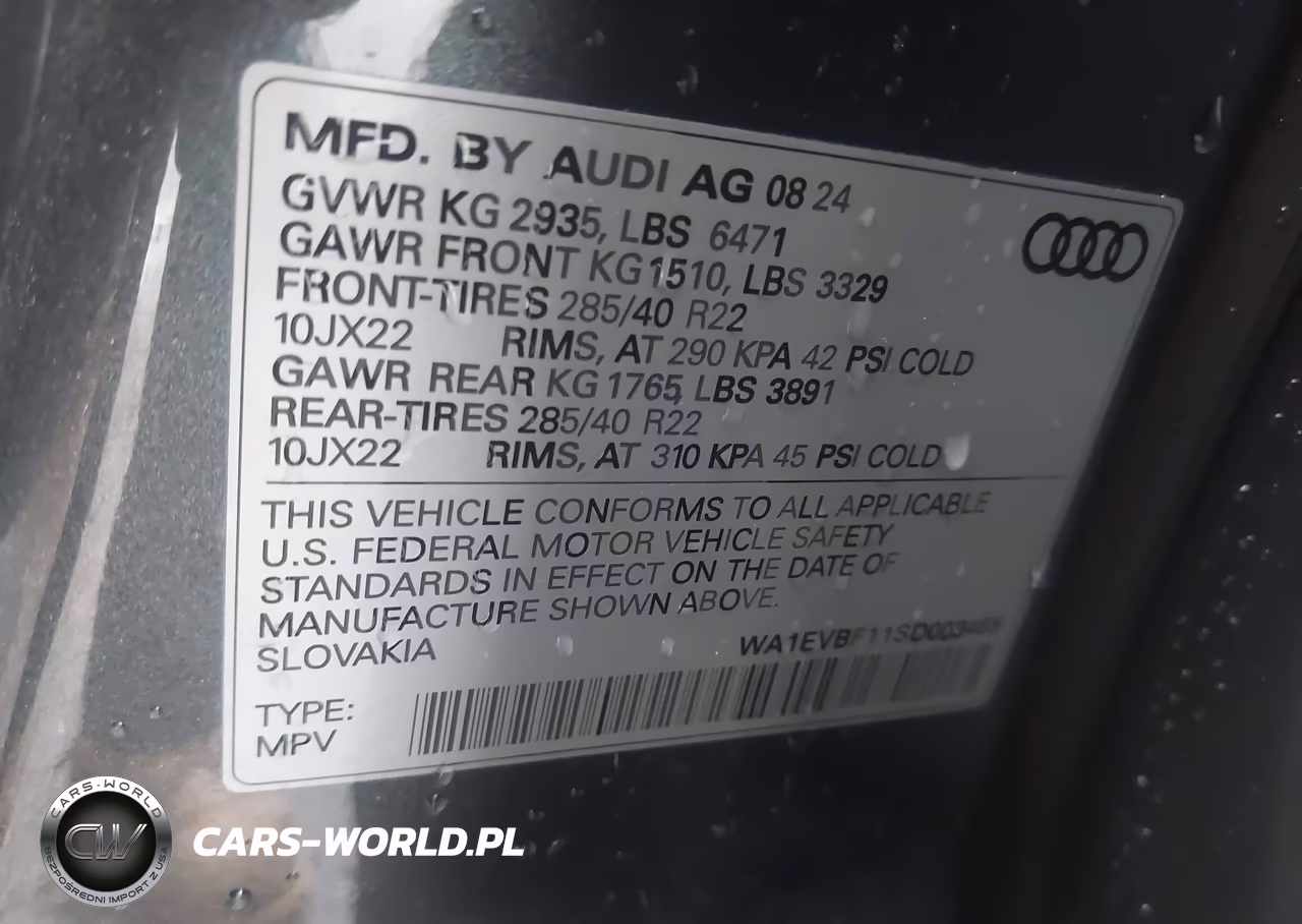 2025 Audi Q8 Premium Plus 55 Tfsi Quattro VIN:WA1EVBF11SD003465 - 9