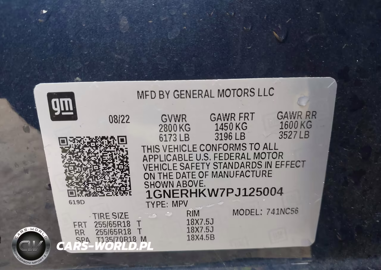 2023 Chevrolet Traverse Fwd Lt Leather VIN:1GNERHKW7PJ125004 - 9