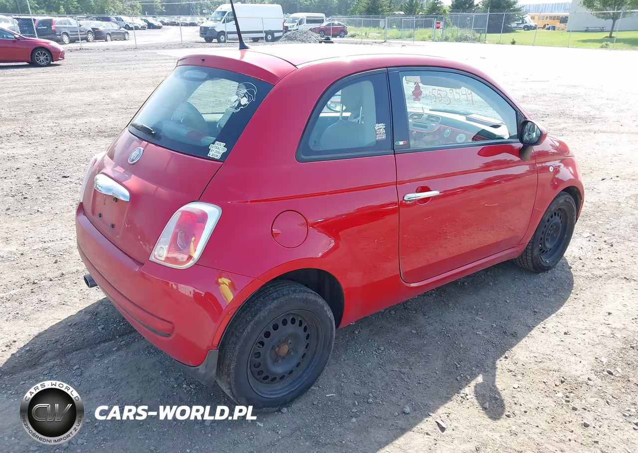 2013 Fiat 500 Pop VIN:3C3CFFAR6DT753069 - 4