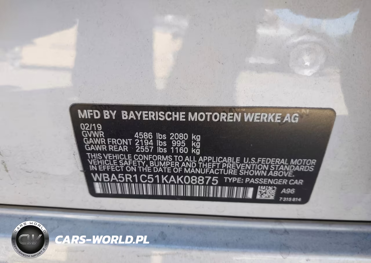 2019 BMW 330I VIN:WBA5R1C51KAK08875 - 9