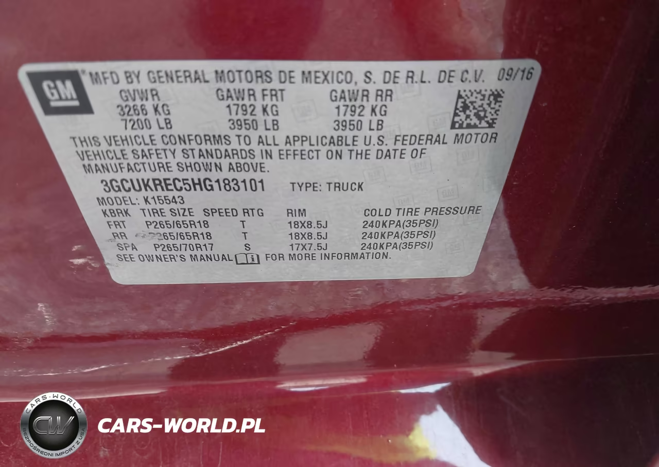2017 Chevrolet Silverado 1500 Lt VIN:3GCUKREC5HG183101 - 9