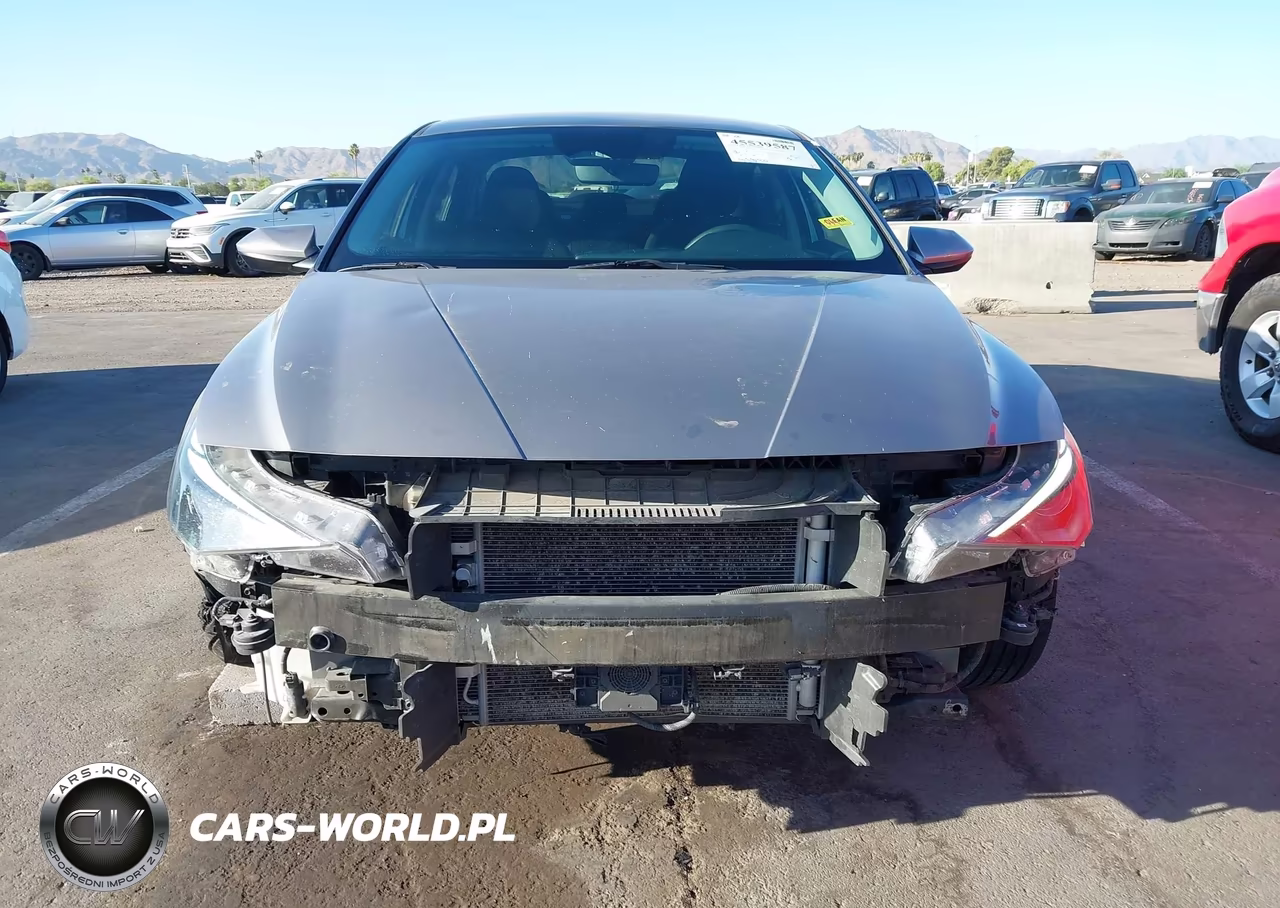 2023 Hyundai Elantra Hybrid Blue VIN:KMHLM4AJ1PU077734 - 12
