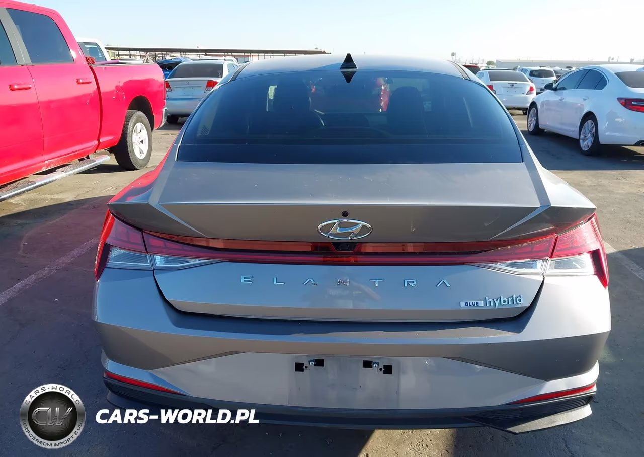 2023 Hyundai Elantra Hybrid Blue VIN:KMHLM4AJ1PU077734 - 16