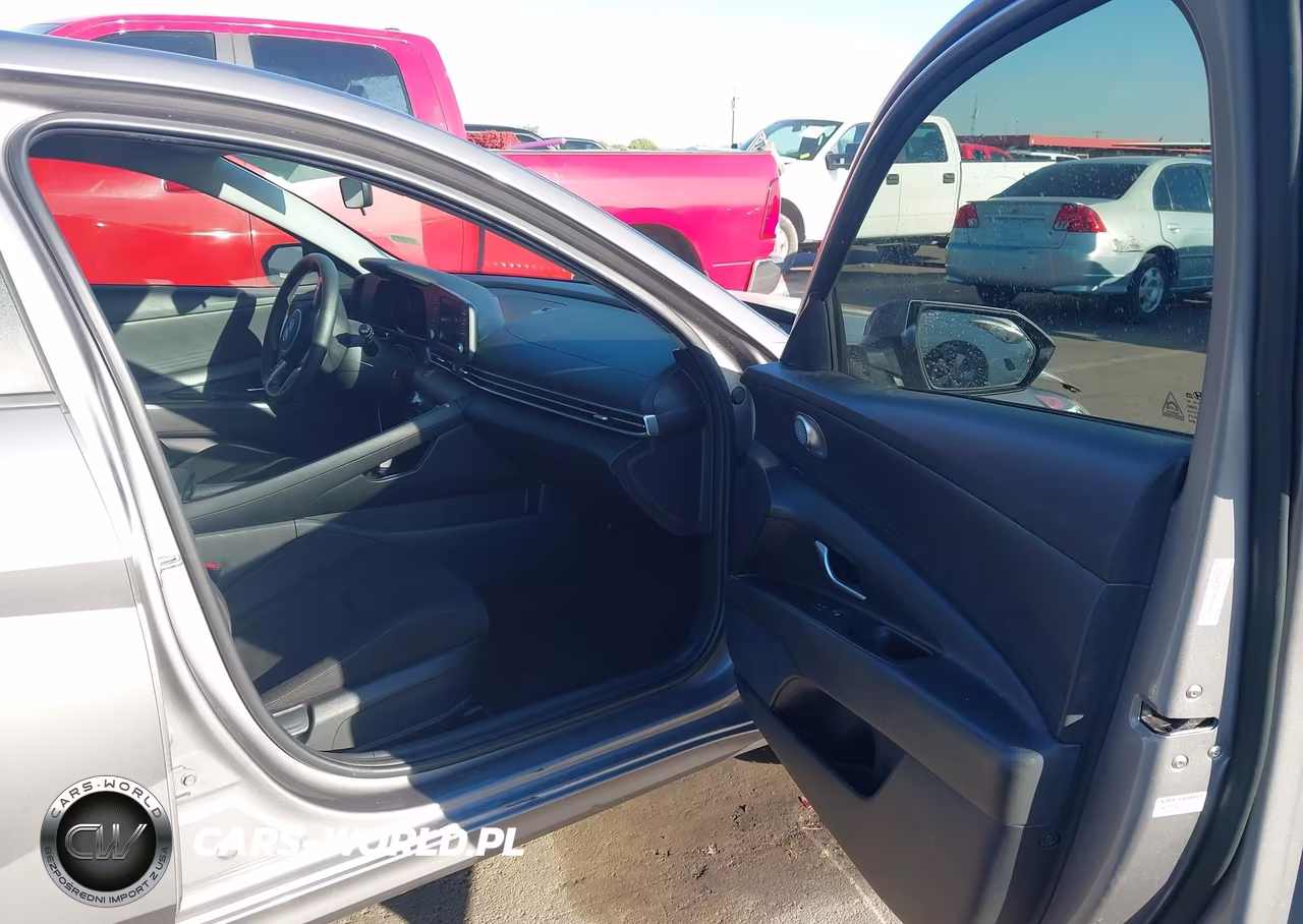 2023 Hyundai Elantra Hybrid Blue VIN:KMHLM4AJ1PU077734 - 5