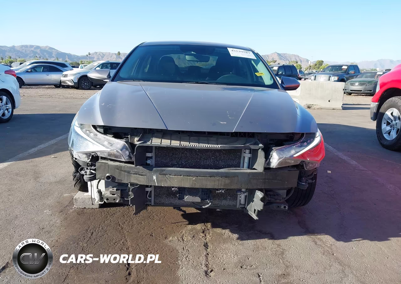 2023 Hyundai Elantra Hybrid Blue VIN:KMHLM4AJ1PU077734 - 6