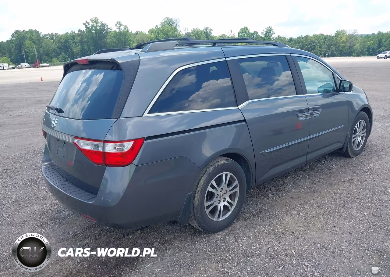 2012 Honda Odyssey Ex-L VIN:5FNRL5H68CB095174 - 4